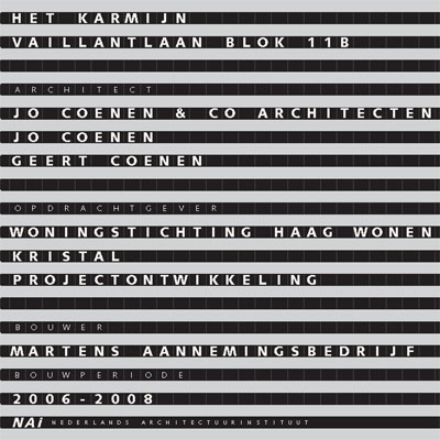 Het Karmijn, Vaillantlaan Blok 11B